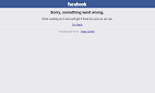 Facebook fora do ar de novo